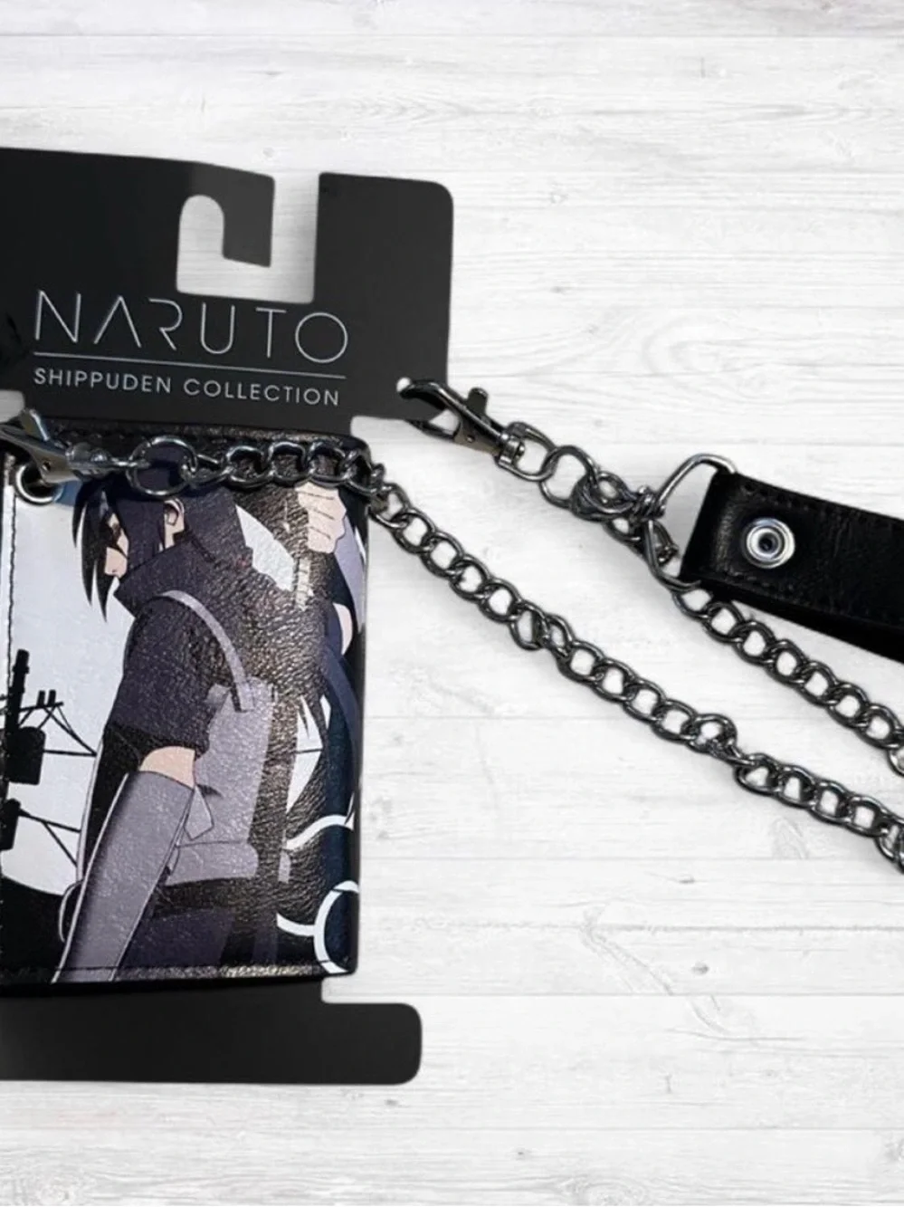 Bioworld Naruto Shippuden Black & Gray Chain Wallet